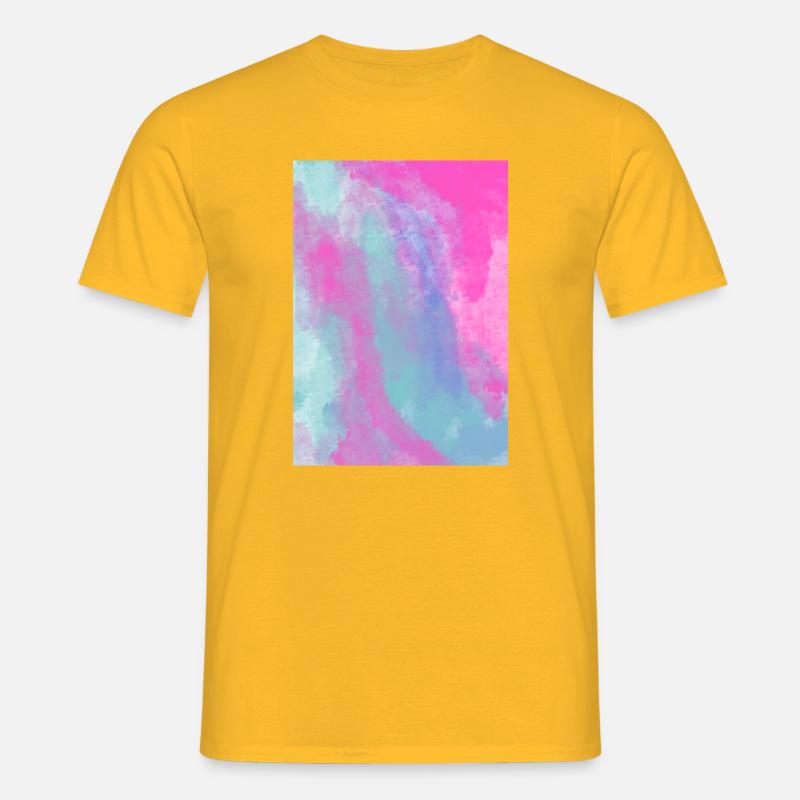 Gradient- Spring personalisierbar - Männer T-Shirt - Gelb