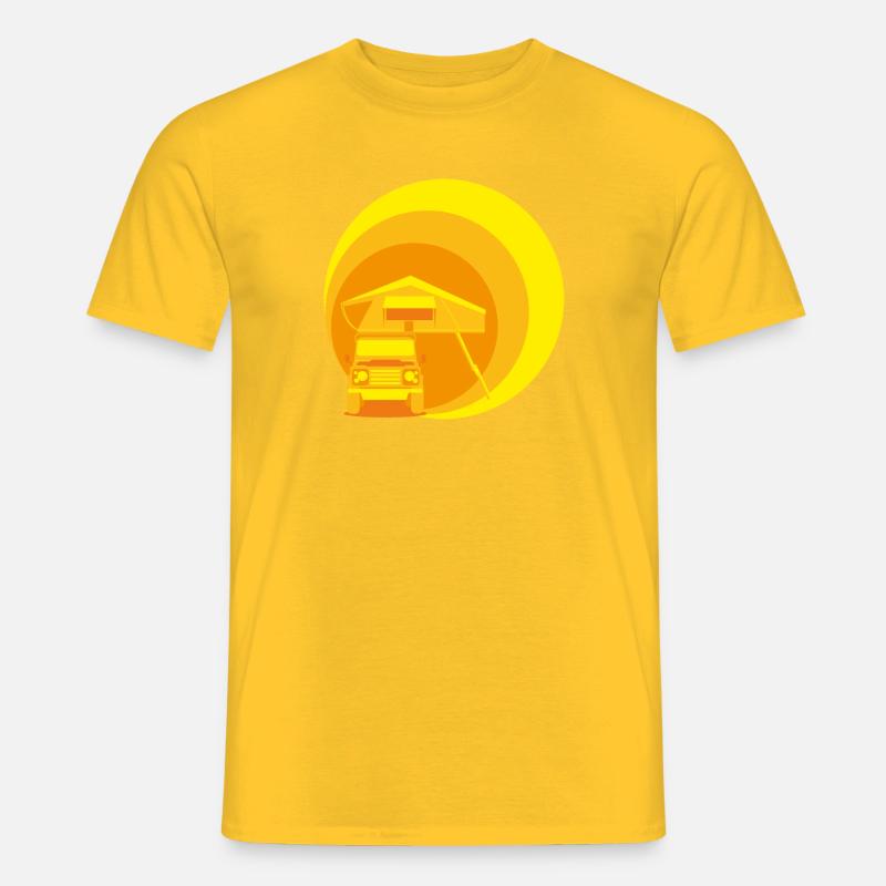 rooftent defender - T-shirt homme - jaune