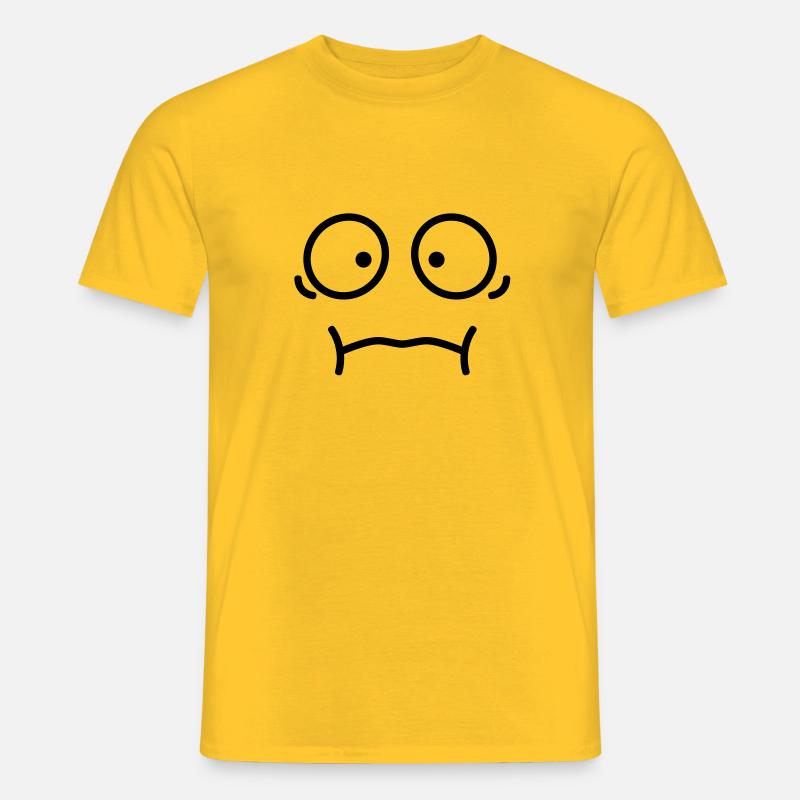 smiley10b - Männer T-Shirt - Gelb