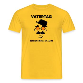 Vatertag Bo-Grafik - Männer T-Shirt - Gelb - Vorne - AI Model Male 178 dark (178cm)