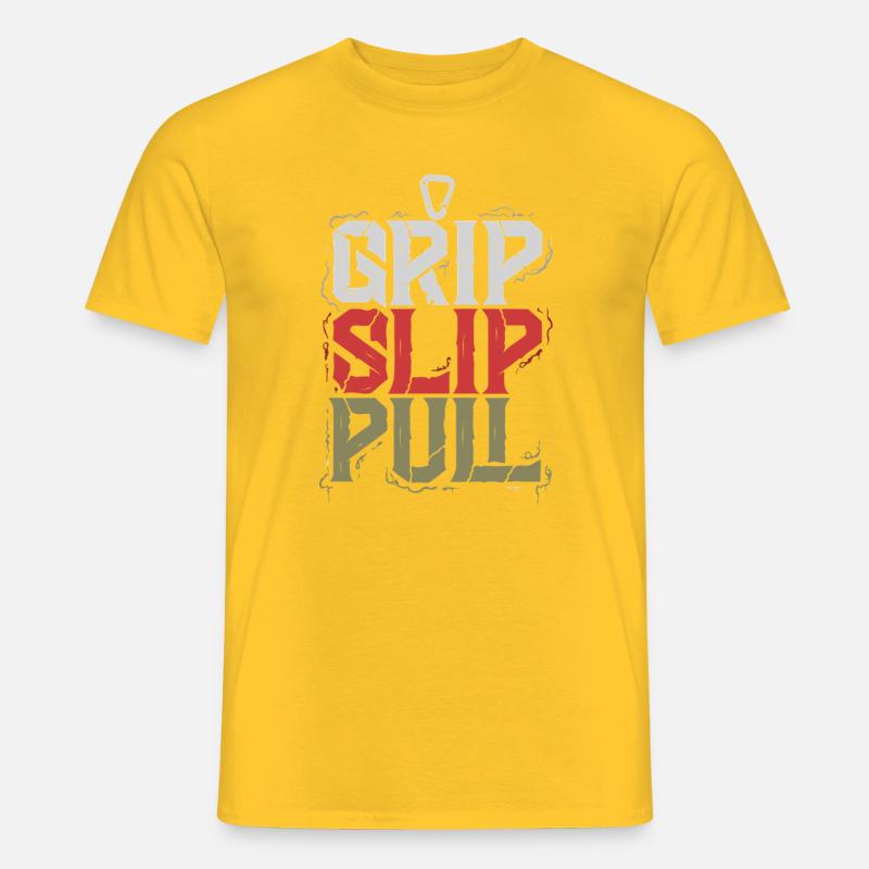 Grip Slip Pull - T-shirt homme - jaune