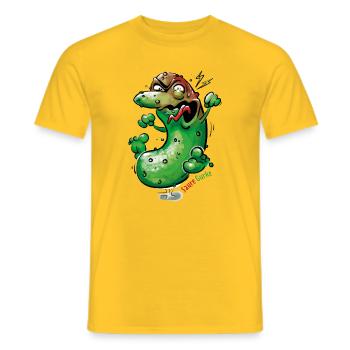 Saure Gurke - Männer T-Shirt - Gelb - Vorne - AI Model Male 178 dark (178cm)
