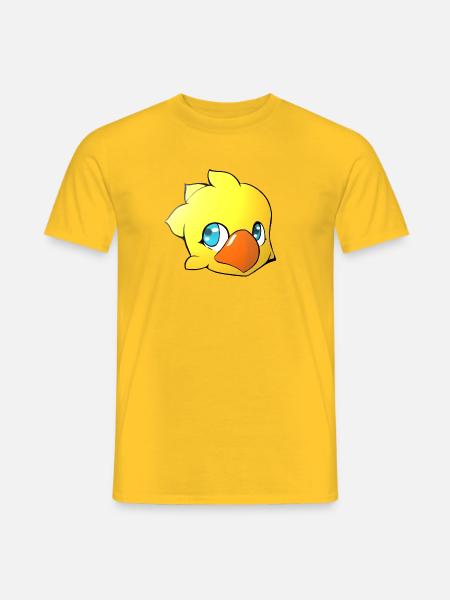 Head_Chocobo - Men's T-Shirt - yellow