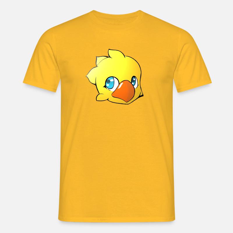 Head_Chocobo - Männer T-Shirt - Gelb
