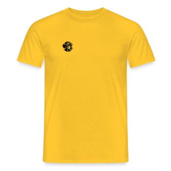 Scuba Dachshund no1 - Men's T-Shirt - yellow - Front - AI Model Male 178 dark (178cm)