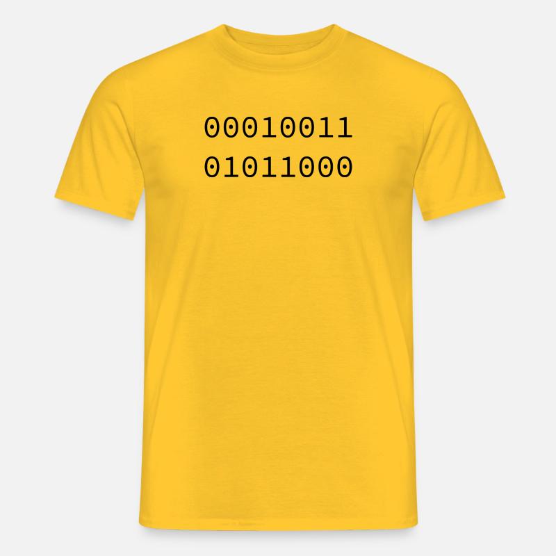 1988 Binär - Männer T-Shirt - Gelb