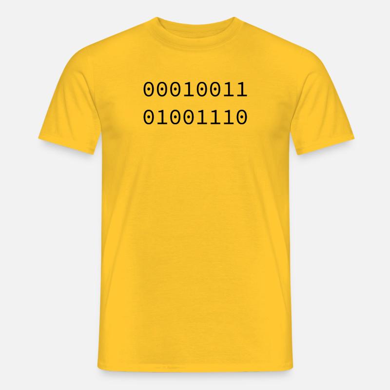 1978 Binär - Männer T-Shirt - Gelb
