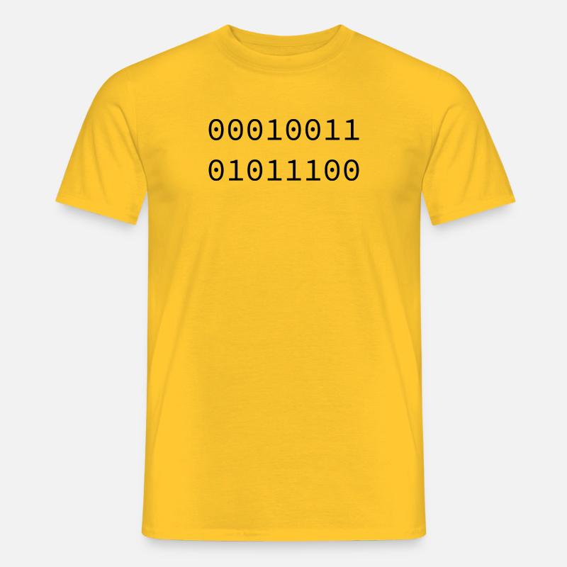 1992 Binär - Männer T-Shirt - Gelb