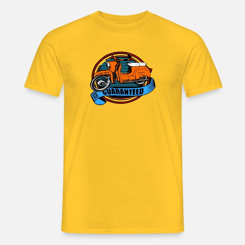 Simson KR 51 Schwalbe Moped - Männer T-Shirt - Gelb