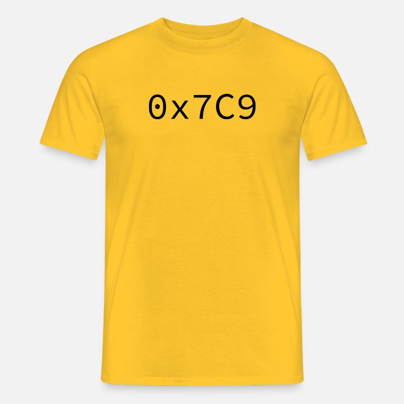 1993 Hexadezimal - Männer T-Shirt - Gelb