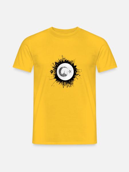 Ay-Türkiye - Men's T-Shirt - yellow