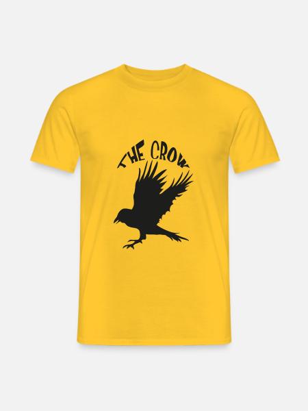 Corbeau, corbeau - T-shirt homme - jaune