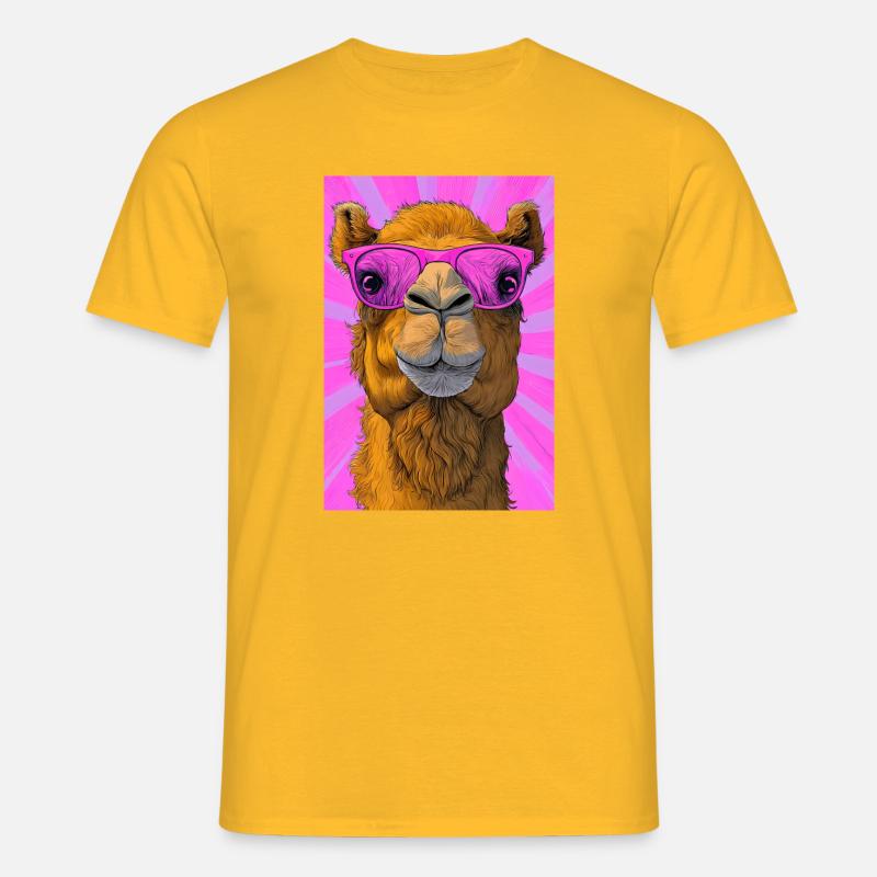 Kamel - Männer T-Shirt - Gelb