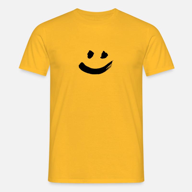 Smile - Men's T-Shirt - yellow