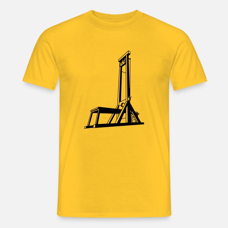 guillotine - Männer T-Shirt - Gelb