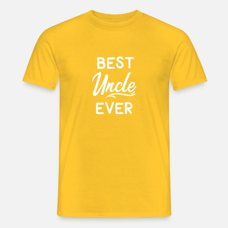 Onkel - Männer T-Shirt - Gelb