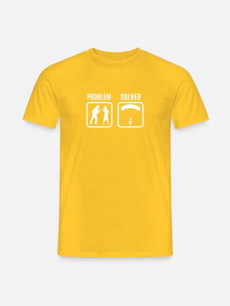 Paragliding - Männer T-Shirt - Gelb