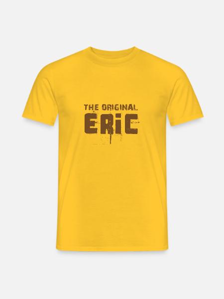 Eric T-Shirt - Männer T-Shirt - Gelb