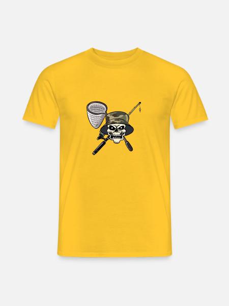 Casquette camouflage filet de pêche - T-shirt homme - jaune