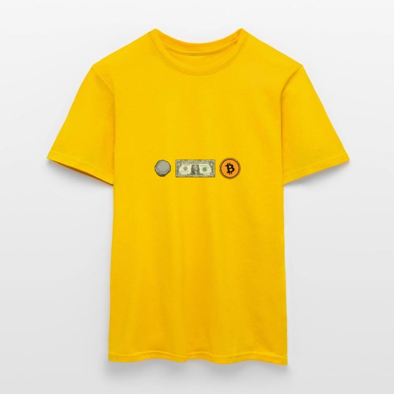 Bitcoin Evolution Männer T-Shirt