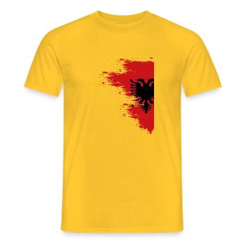 Kuq & Zi - Men's T-Shirt - yellow - Front - AI Model Male 178 dark (178cm)