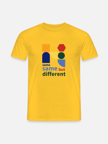 same same but different - Men's T-Shirt - yellow