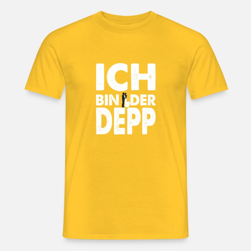 JGA Ich bin der Depp - Männer T-Shirt - Gelb