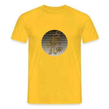 Schornsteinfeger Geschenk Kaminkehrer Essenkehrer - Männer T-Shirt - Gelb - Vorne - AI Model Male 178 dark (178cm)