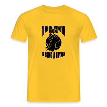 Basketball Basketballspieler Basketballteam - Männer T-Shirt - Gelb - Vorne - AI Model Male 178 dark (178cm)