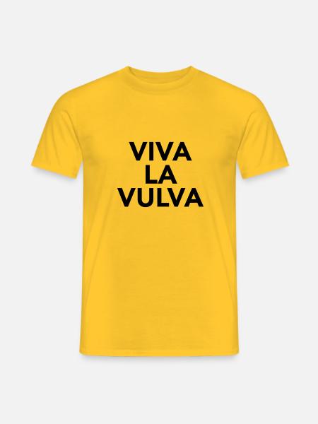 Viva La Vulva - Männer T-Shirt - Gelb