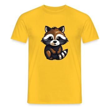 Süße Krippe - Männer T-Shirt - Gelb - Vorne - AI Model Male 178 dark (178cm)