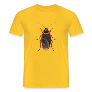 Cockroach - Cockroach - Men's T-Shirt - yellow - Front - AI Model Male 178 dark (178cm)