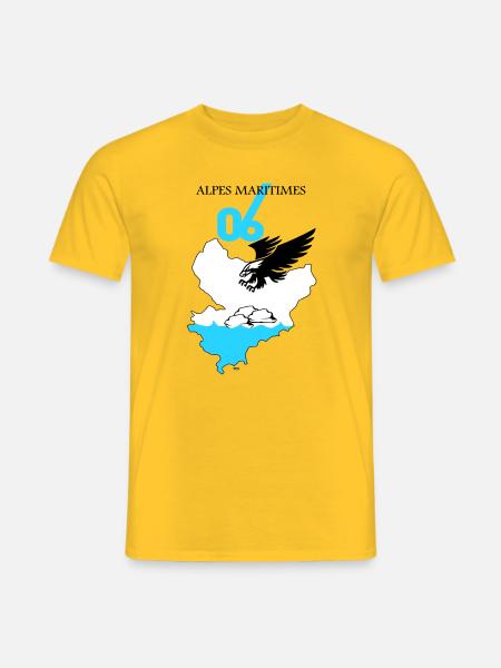 Alpes Maritimes - Men's T-Shirt - yellow