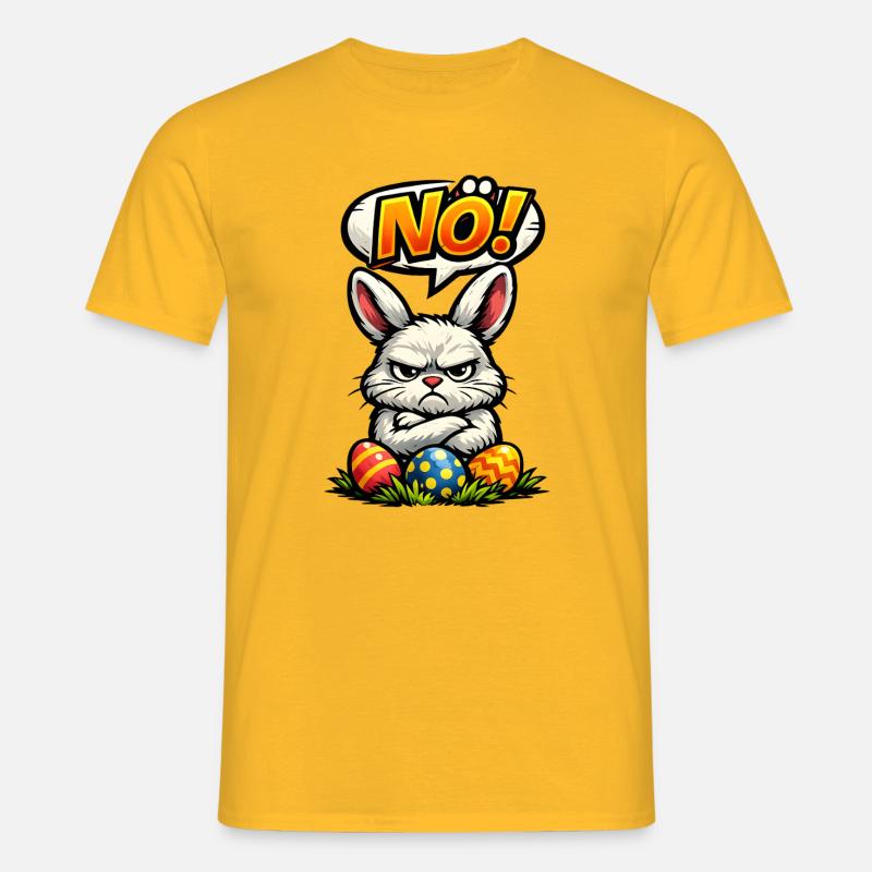 Lower Austrian Bunny Easter Gift - Men's T-Shirt - yellow