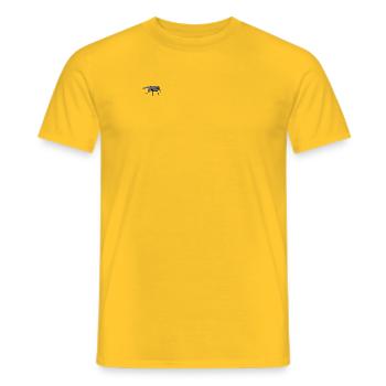 Fliege - Männer T-Shirt - Gelb - Vorne - AI Model Male 178 dark (178cm)