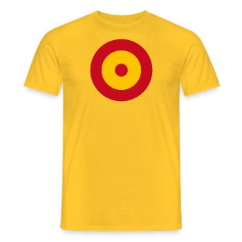 COCARDE ESPAGNE/1808 - T-shirt homme - jaune - Devant - AI Model Male 178 dark (178cm)