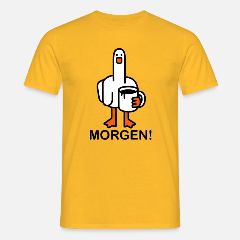 Good morning! - Men's T-Shirt - yellow