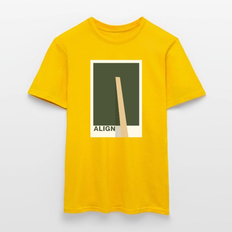 Align – Déclaration de conception T-shirt homme