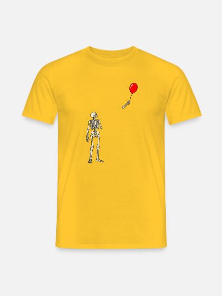 Ballonverlust - Männer T-Shirt - Gelb