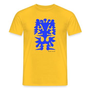 Proyecto_nuevo_-6- - Männer T-Shirt - Gelb - Vorne - AI Model Male 178 dark (178cm)