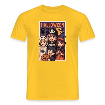 Halloween - Trick or Treat Kids - T-shirt homme - jaune - Devant - AI Model Male 178 dark (178cm)