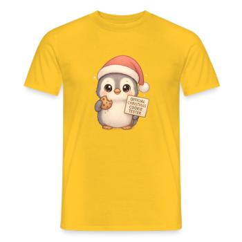 Lebkuchenmann Lebkuchen Lebkuchenmänner Geschenk - Männer T-Shirt - Gelb - Vorne - AI Model Male 178 dark (178cm)