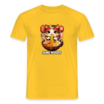 Ramen - Männer T-Shirt - Gelb - Vorne - AI Model Male 178 dark (178cm)