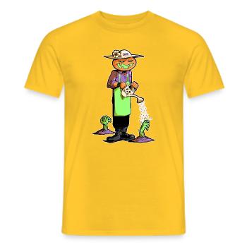 Jack O Lantern Jarinier - Männer T-Shirt - Gelb - Vorne - AI Model Male 178 dark (178cm)
