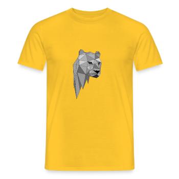 idée cadeau Leopard Panther - T-shirt homme - jaune - Devant - AI Model Male 178 dark (178cm)