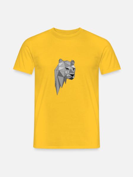 Panther Leopard Gift Gift Idea - Men's T-Shirt - yellow