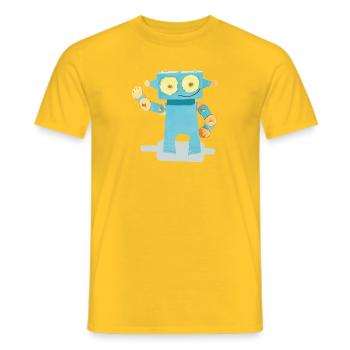 Rotot - T-shirt homme - jaune - Devant - AI Model Male 178 dark (178cm)