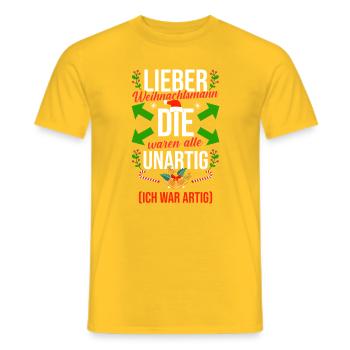 Archery Archery Archery - Men's T-Shirt - yellow - Front - AI Model Male 178 dark (178cm)