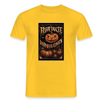 Wanna play? - T-shirt homme - jaune - Devant - AI Model Male 178 dark (178cm)