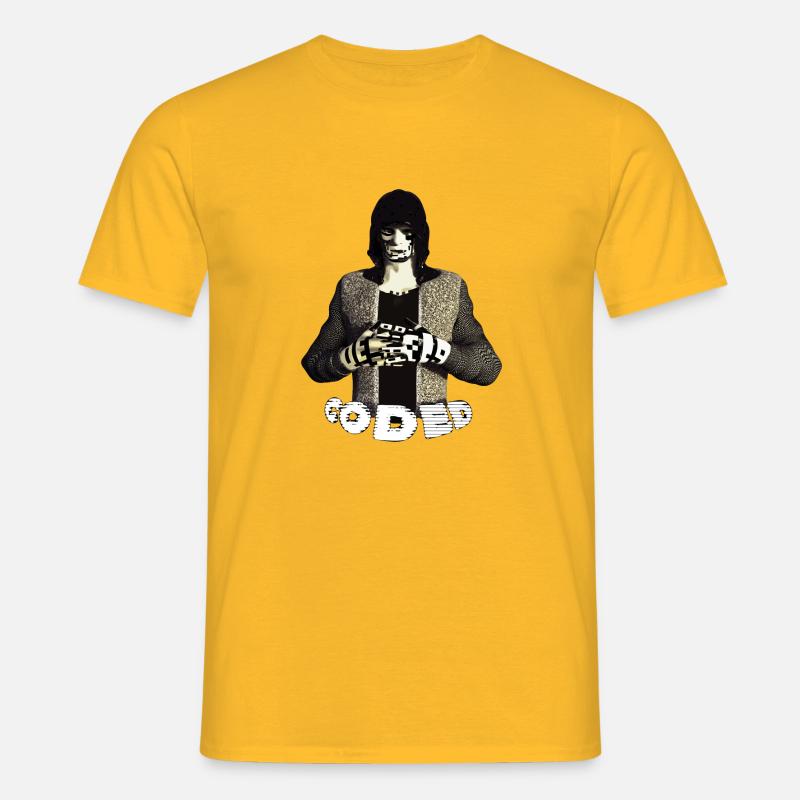 CODÉ - T-shirt Homme - jaune